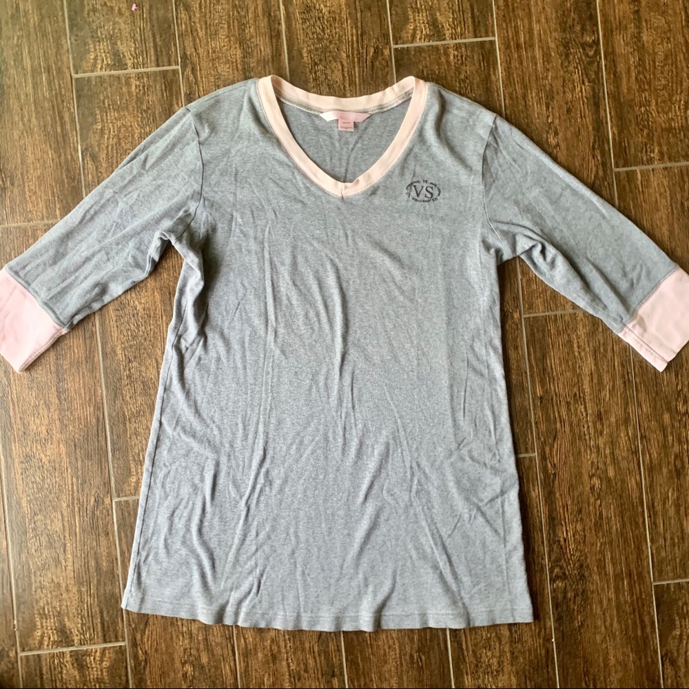 VS Victoria’s Secret Sleep Shirt Nightgown Pink M